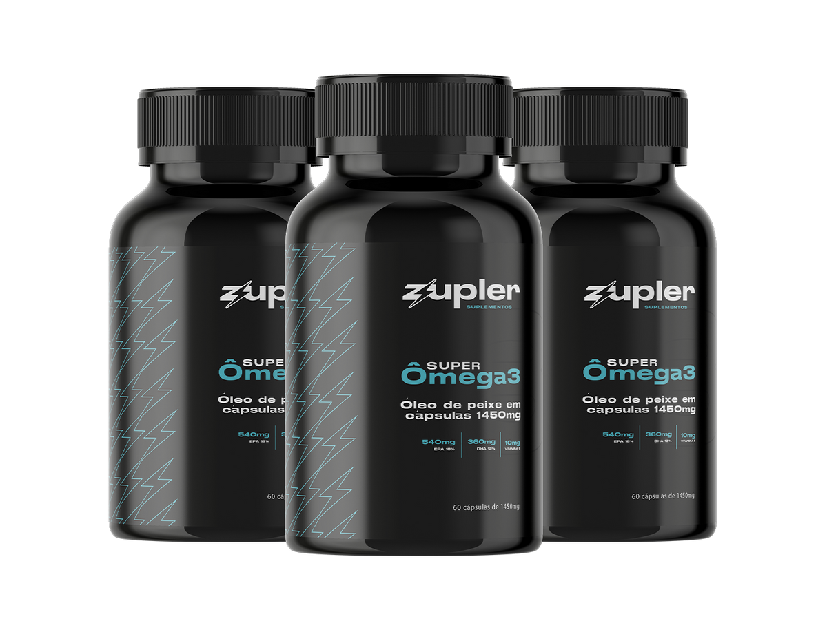 KIT 3 Unidades Omega 3 - 90 cps